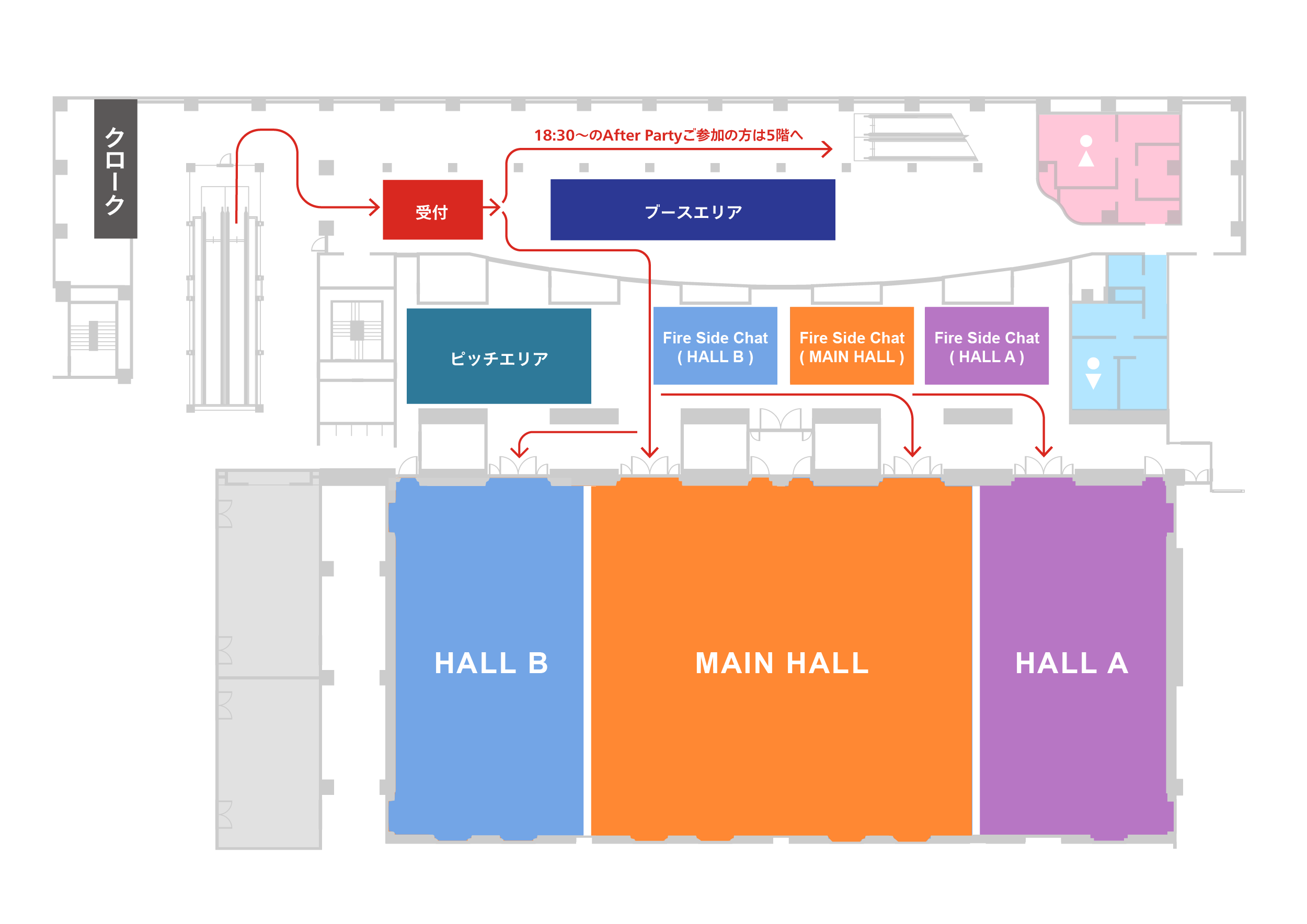 会場レイアウト図